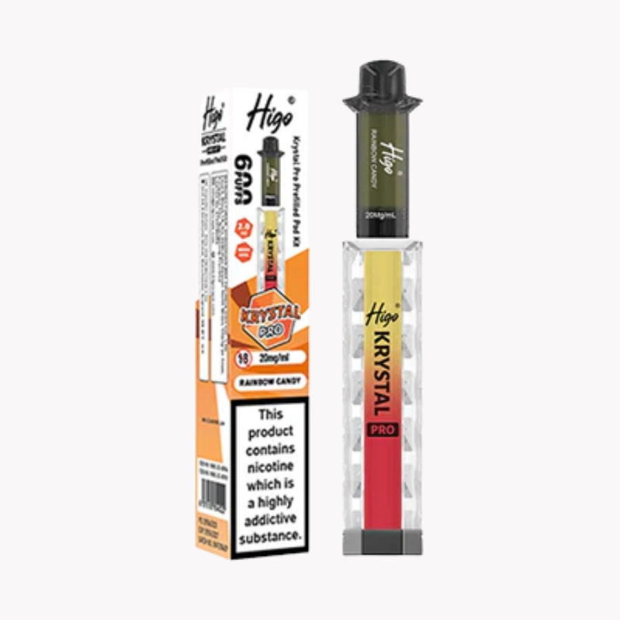 Higo Krystal Pro 600 Rainbow Candy Pod Kit - Case of 10