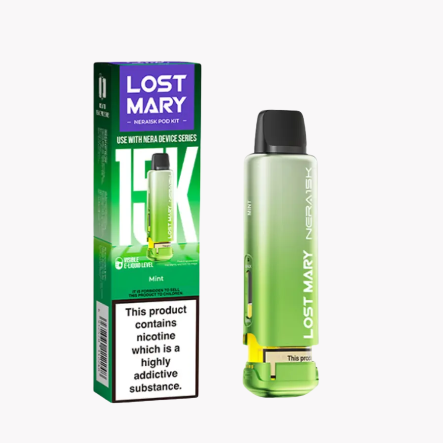 Lost Mary Nera 15k Lemon Mint Pod Refill - Case of 5