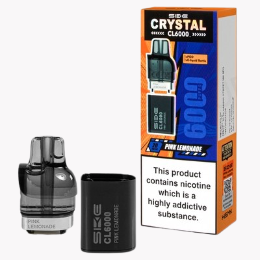 SKE Crystal CL6000 Pink Lemonade Pod- Case of 5