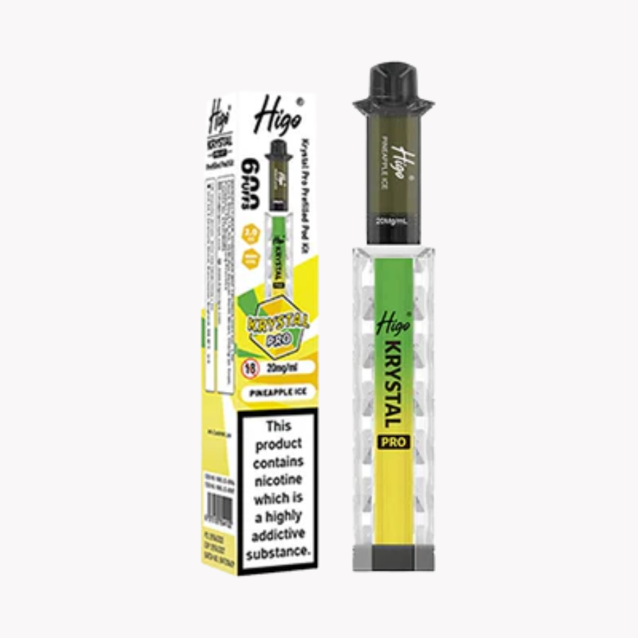 Higo Krystal Pro 600 Pineapple Ice Pod Kit - Case of 10