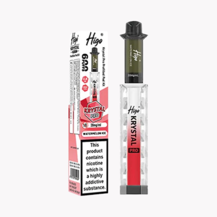 Higo Krystal Pro 600 Watermelon Ice Pod Kit - Case of 10