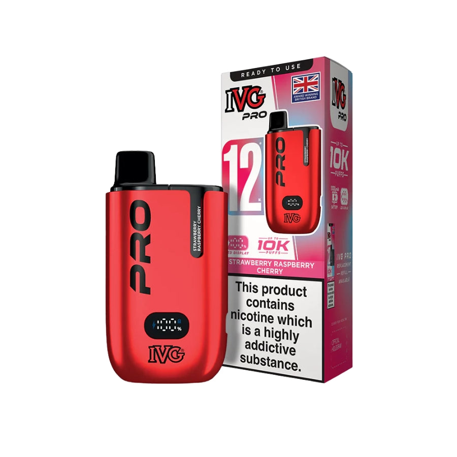 IVG Pro 12 Strawberry Raspberry Cherry Kit - Case of 5