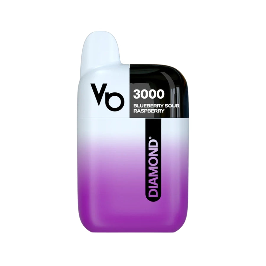 Vapes Bars Diamond 3000 Blueberry Sour Raspberry Vape Kit - Case of 5