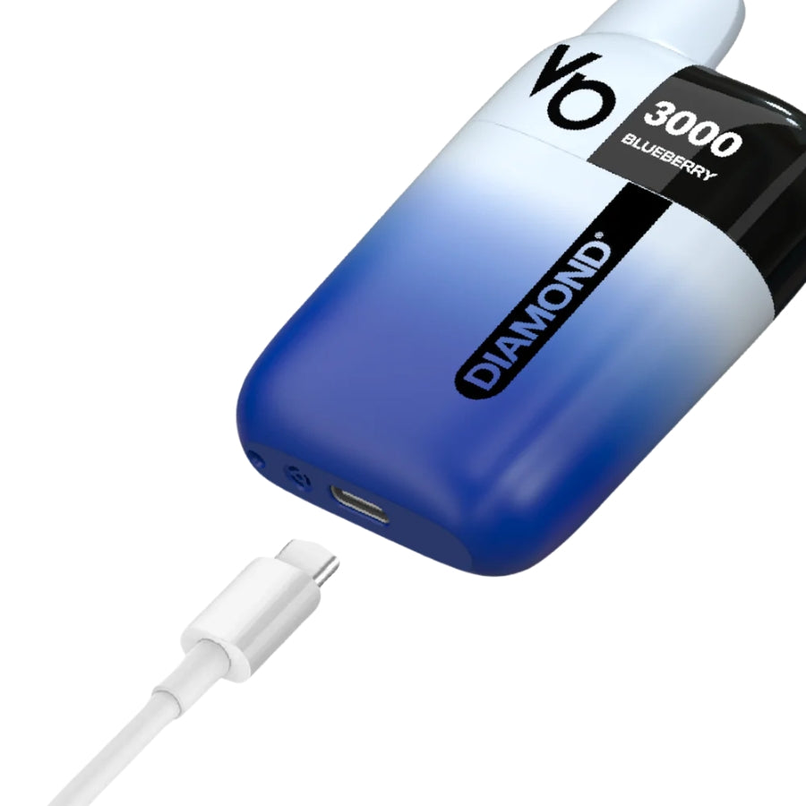 Vapes Bars Diamond 3000 Blueberry Vape Kit - Case of 5