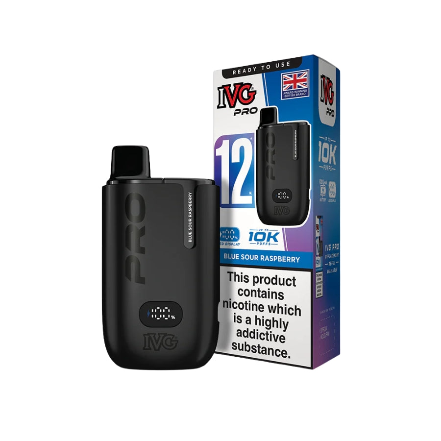 IVG Pro 12 Blue Sour Raspberry Kit - Case of 5