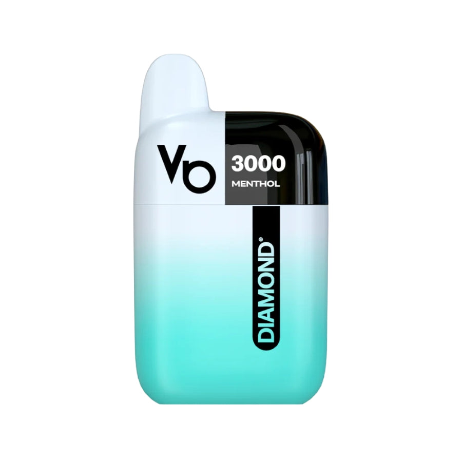 Vapes Bars Diamond 3000 Menthol Vape Kit - Case of 5