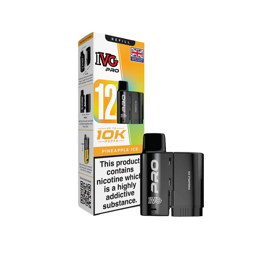 IVG Pro 12 Pineapple Ice Pods - Case of 5