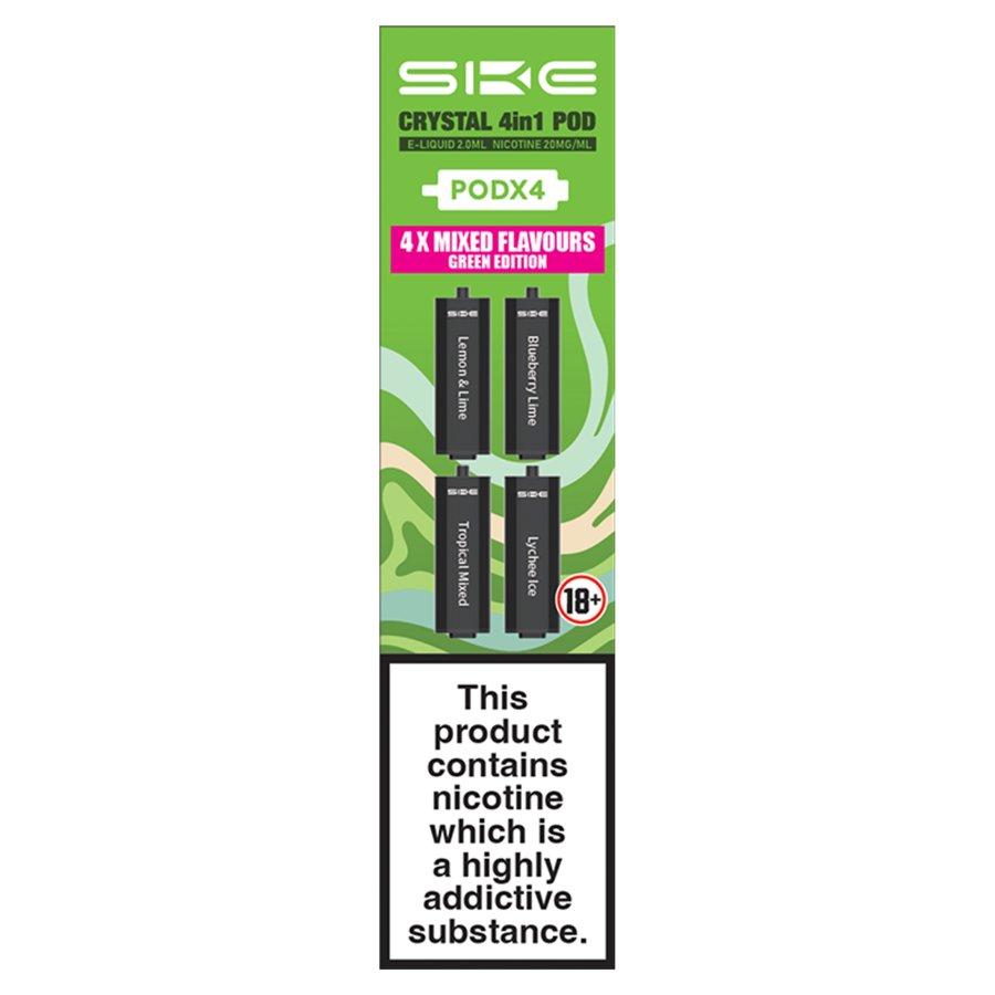 SKE Crystal 4in1 Green Edition Pods - Case of 10