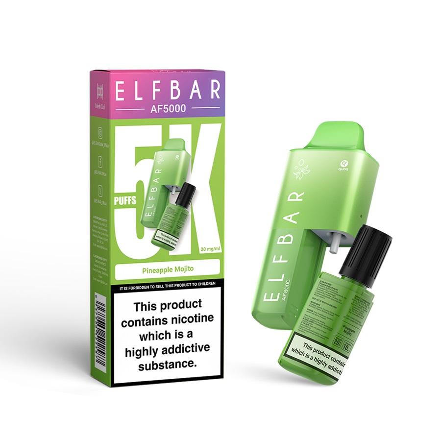 ELFBAR AF5000 Vape Kit, Pineapple Mojito - Case of 5