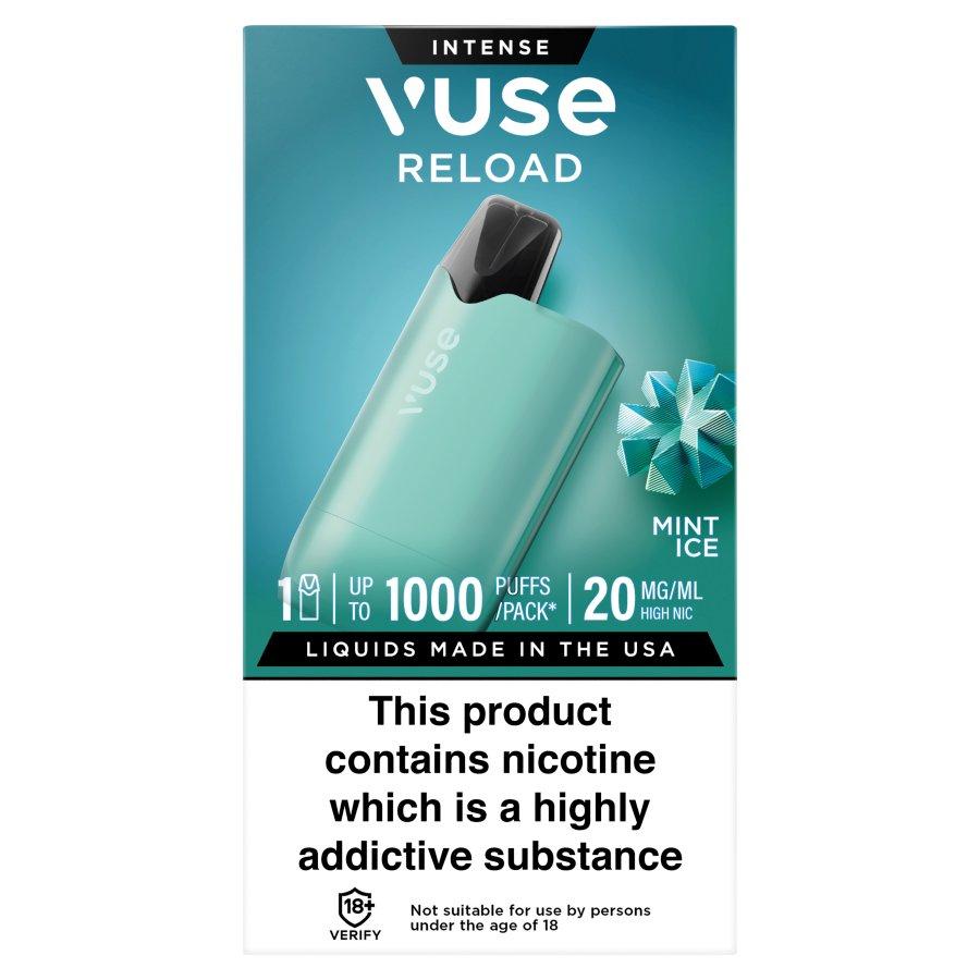 Vuse Go Reload 1000 Aqua Mint Ice Pod Kit 20mg - Case of 6