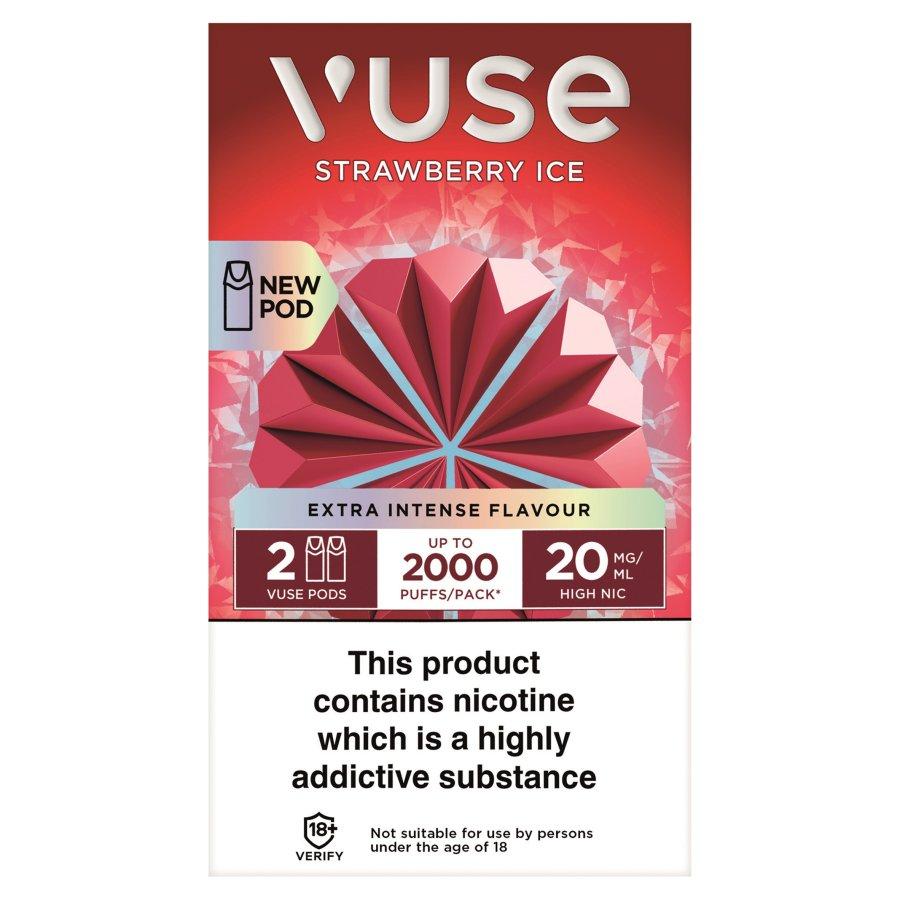 Vuse ePod vPro Strawberry Ice Pods 20mg - Case of 5