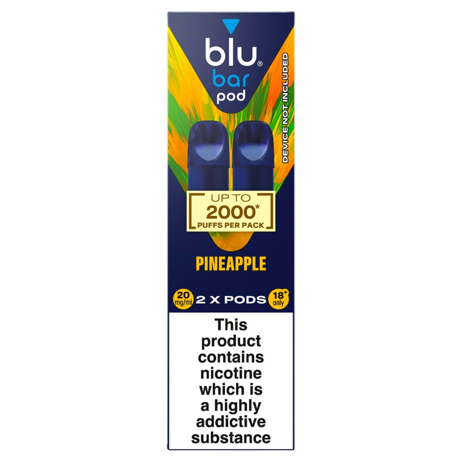 Blu Bar Pineapple Refill Pods 20mg - Case of 10