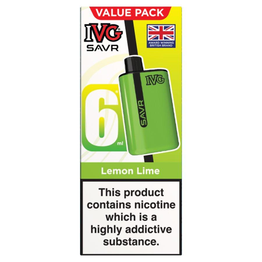 IVG 3000 SAVR Lemon Lime Vape Kit - Case of 5