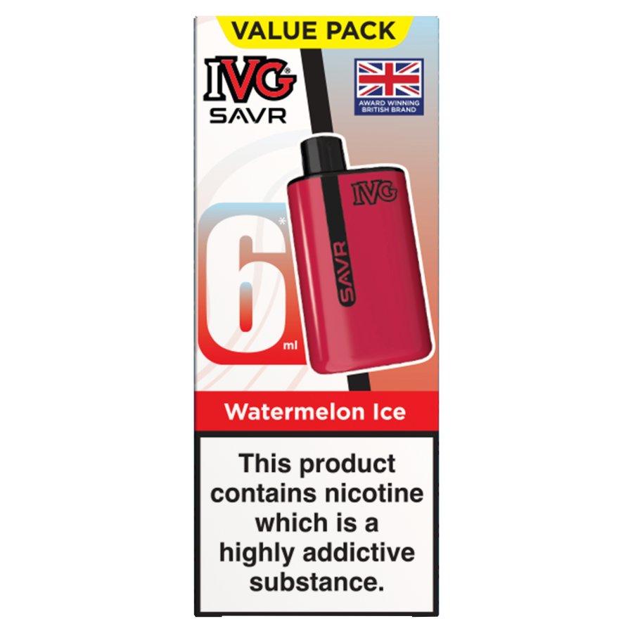 IVG 3000 SAVR Watermelon Ice Vape Kit - Case of 5