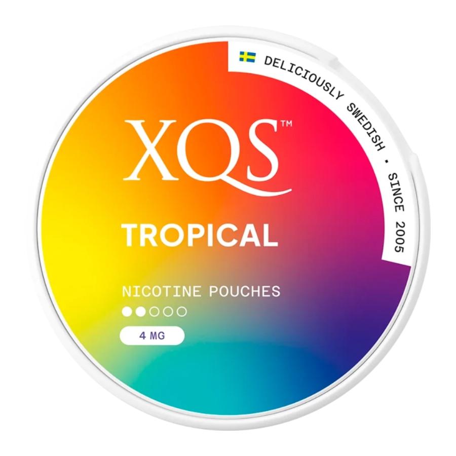 XQS Tropical Nicotine Pouches 4mg - Case of 10