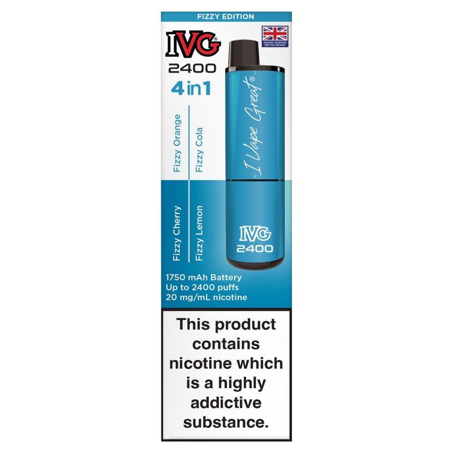 IVG 2400 Rechargeable Fizzy Edition Vape Kit - Case of 5