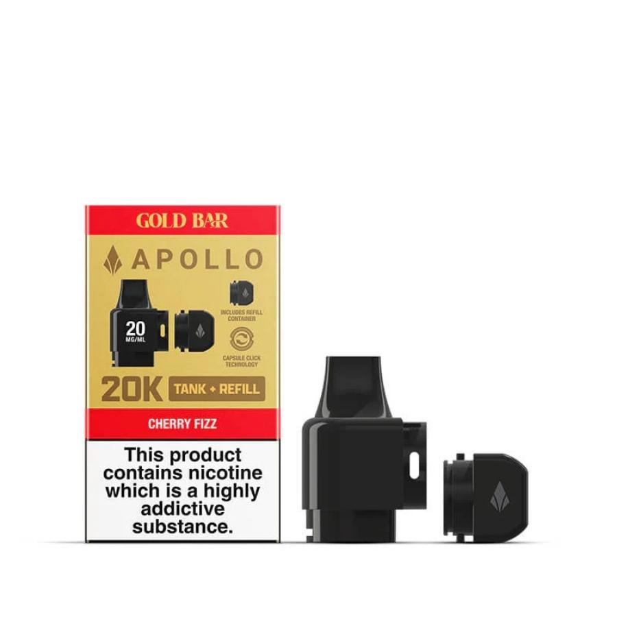 Gold Bar Apollo Tank & Cap Cherry Fizz- Case of 10