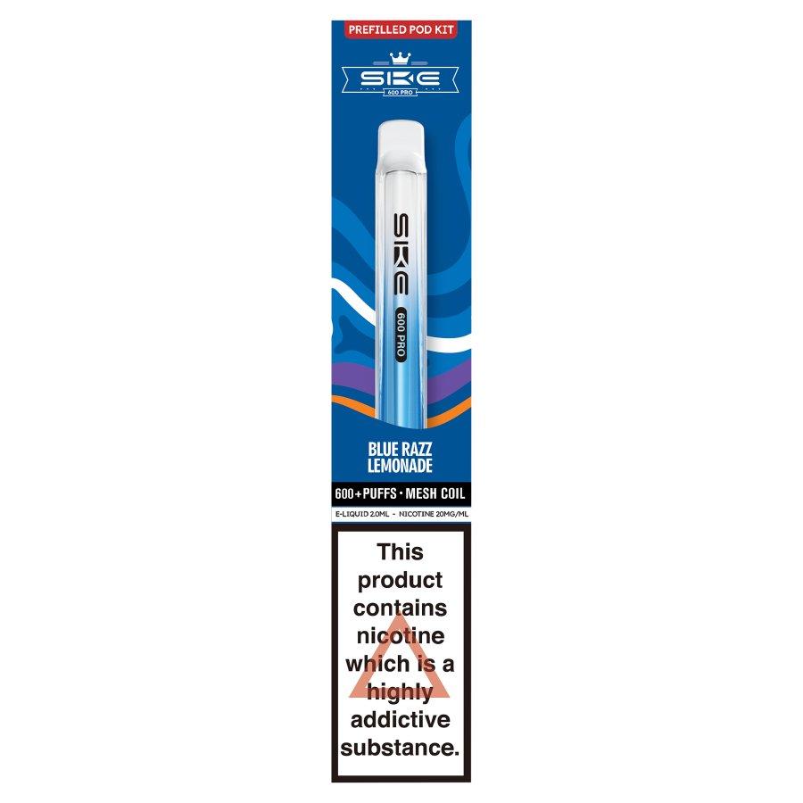 SKE Crystal 600 Pro Pod Kit Blue Razz Lemonade- Case of 10