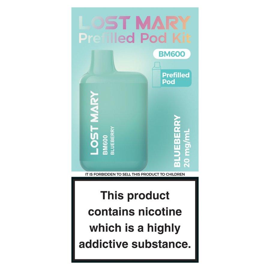Lost Mary BM600 Blueberry Pod Kit  - Case of 10