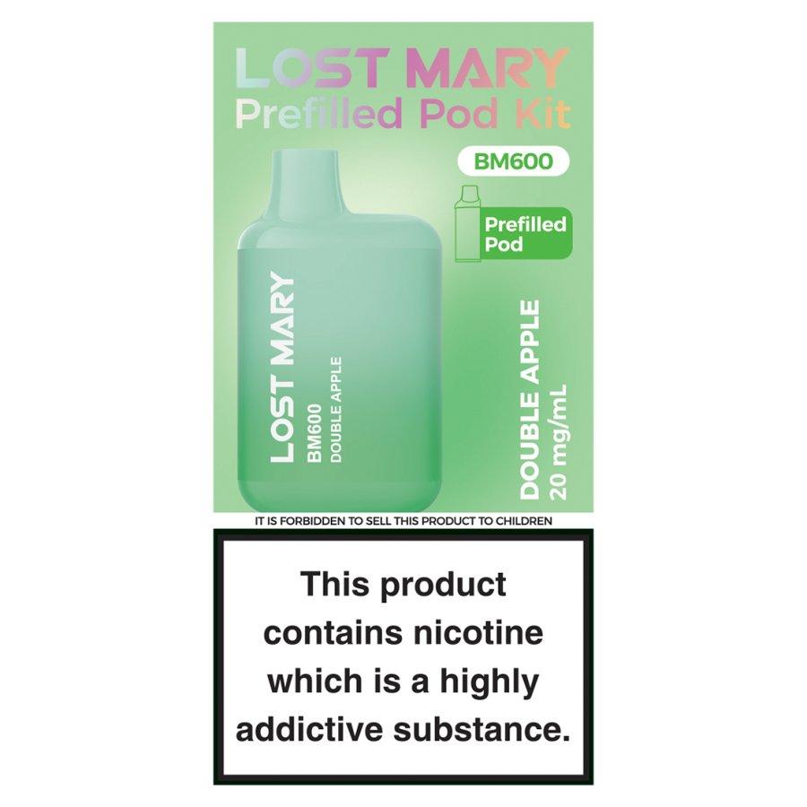 Lost Mary BM600 Double Apple Pod Kit  - Case of 10