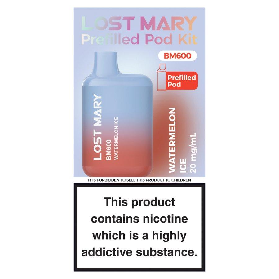 Lost Mary BM600 Watermelon Ice Pod Kit  - Case of 10