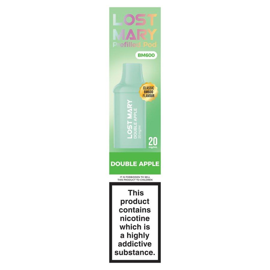 Lost Mary BM600 Double Apple Prefilled Pods - Case of 10