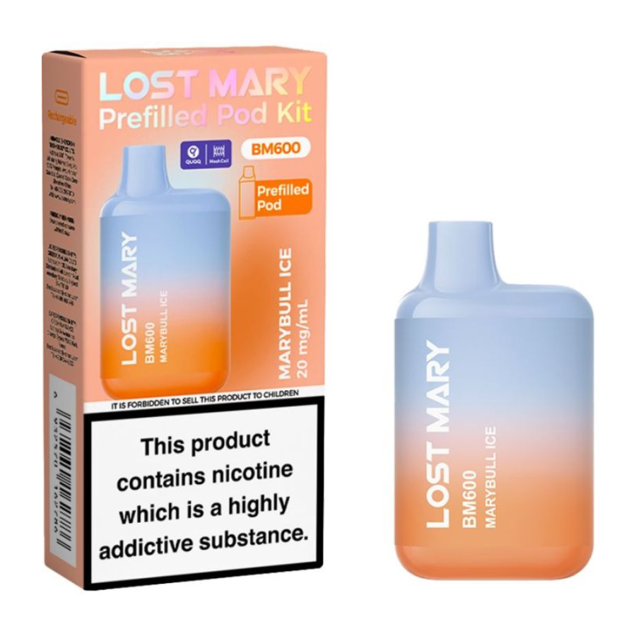 Lost Mary BM600 Marybull Ice Pod Kit - Case of 10