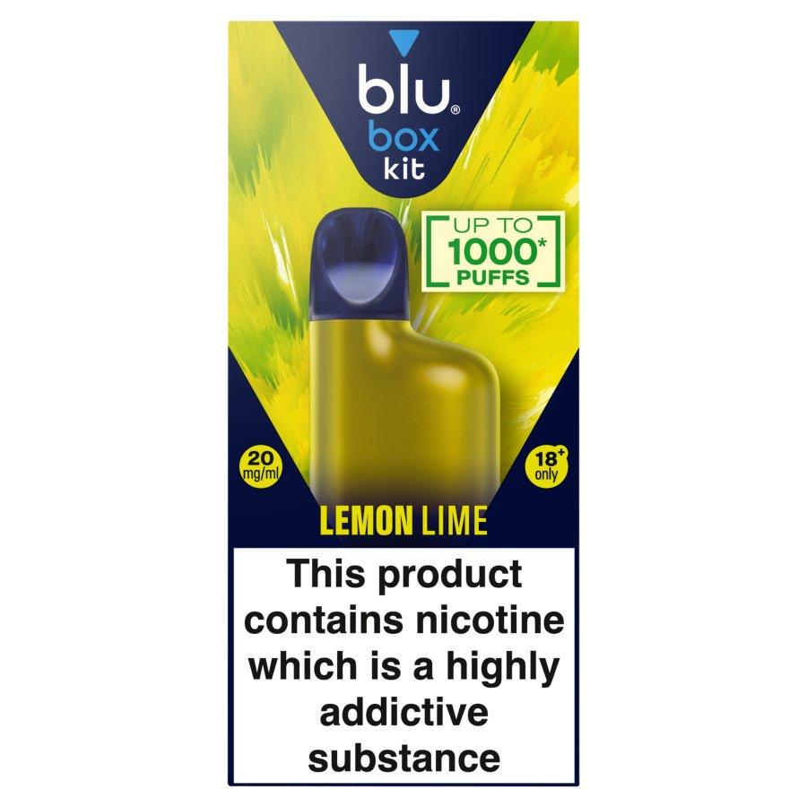 Blu Bar Box Kit Lemon & Lime 20mg  - Case of 10
