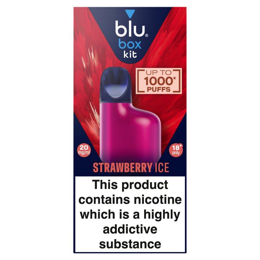 Blu Bar Box Kit Strawberry Ice 20mg  - Case of 10