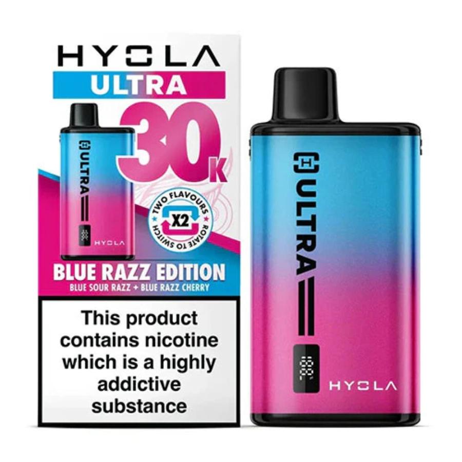 Hyola Ultra 30K Blue Razz Edition Vape Kit - Case of 5