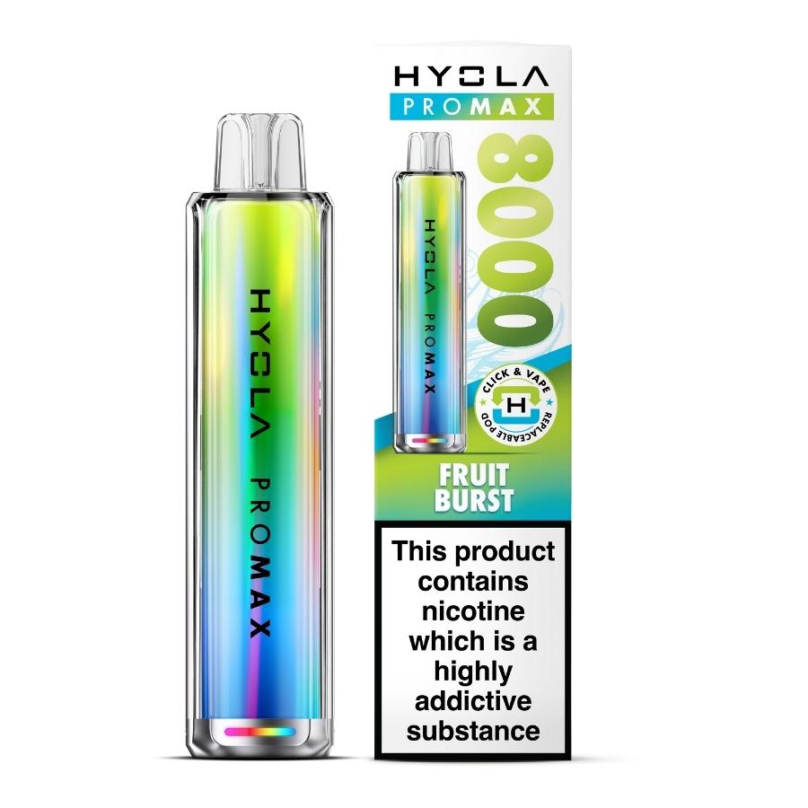Hyola Pro Max 8000 Fruit Burst Vape Kit - Case of 5