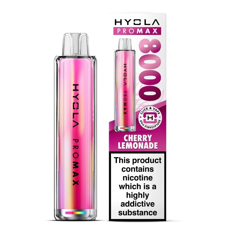 Hyola Pro Max 8000 Cherry Lemonade Vape Kit - Case of 5