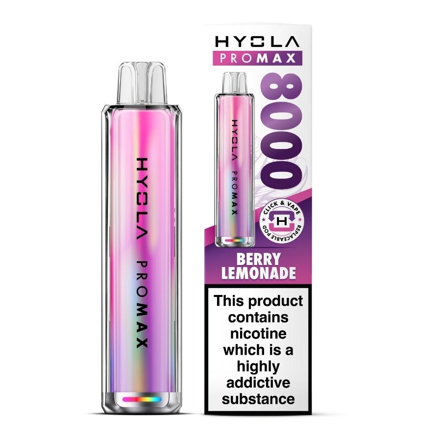 Hyola Pro Max 8000 Berry Lemonade Vape Kit - Case of 5