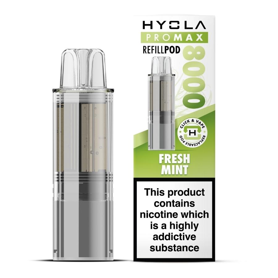 Hyola Pro Max 8000 Fresh Mint Refill - Case of 5