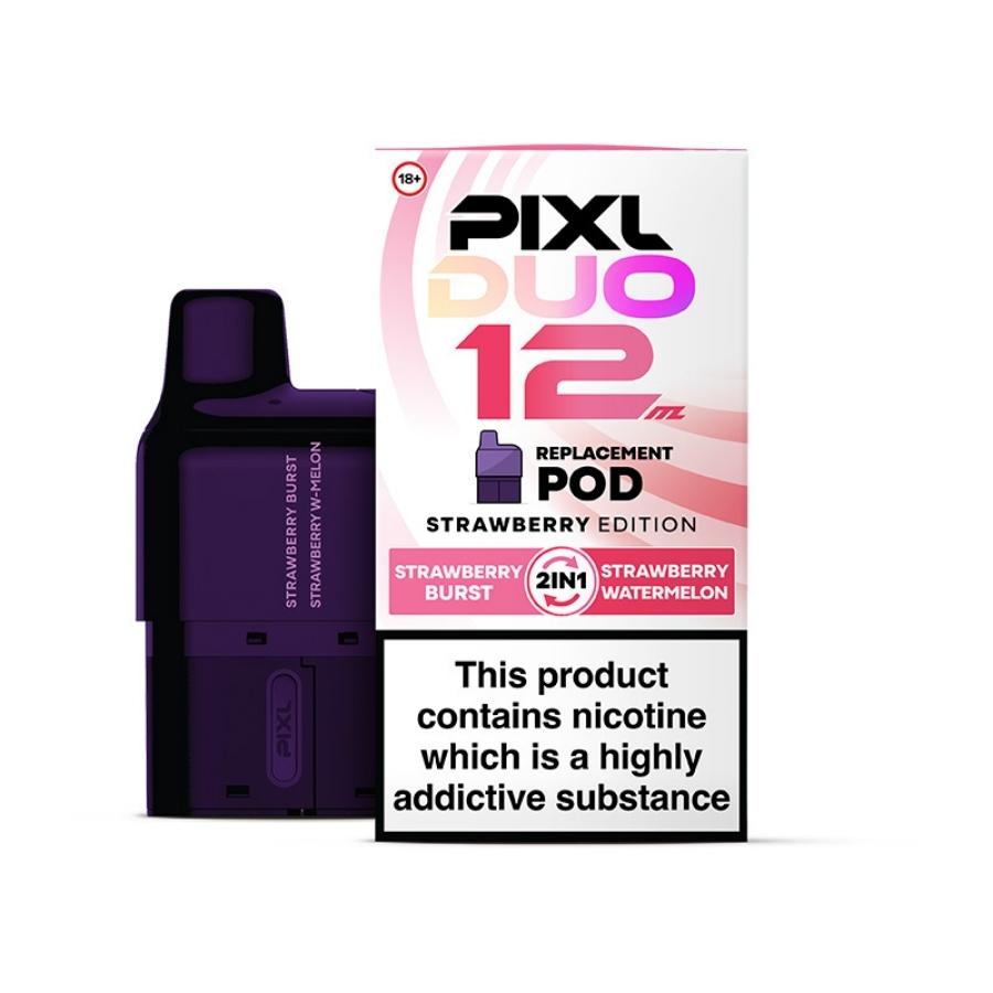 Pixl Duo Strawberry Edition Prefilled Pod + Refill - Case of 5