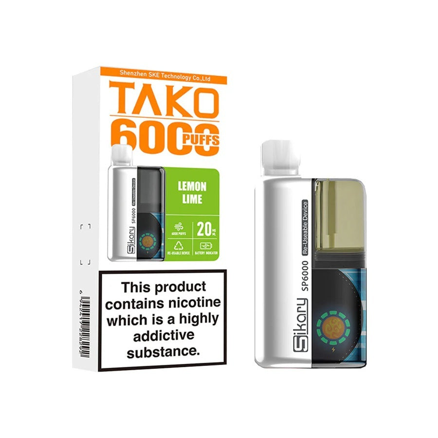 Sikary SP6000 Prefilled Lemon & Lime Pod Kit - Case of 5