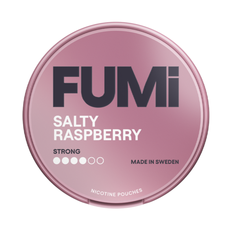 FUMI Salty Raspberry Nicotine Pouches 14mg - Case of 10