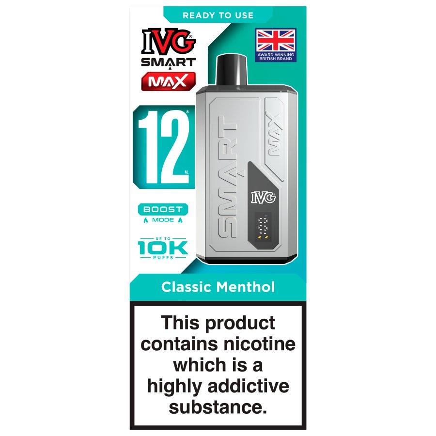 IVG Smart Max Classic Menthol Vape Kit - Case of 5