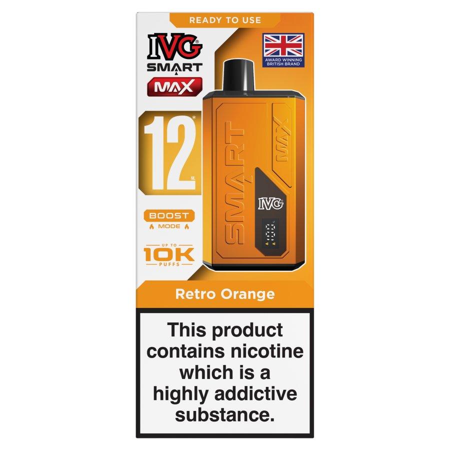 IVG Smart Max Retro Orange Vape Kit - Case of 5