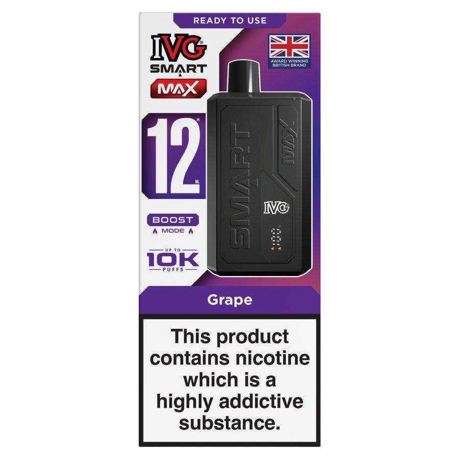 IVG Smart Max Grape Vape Kit - Case of 5