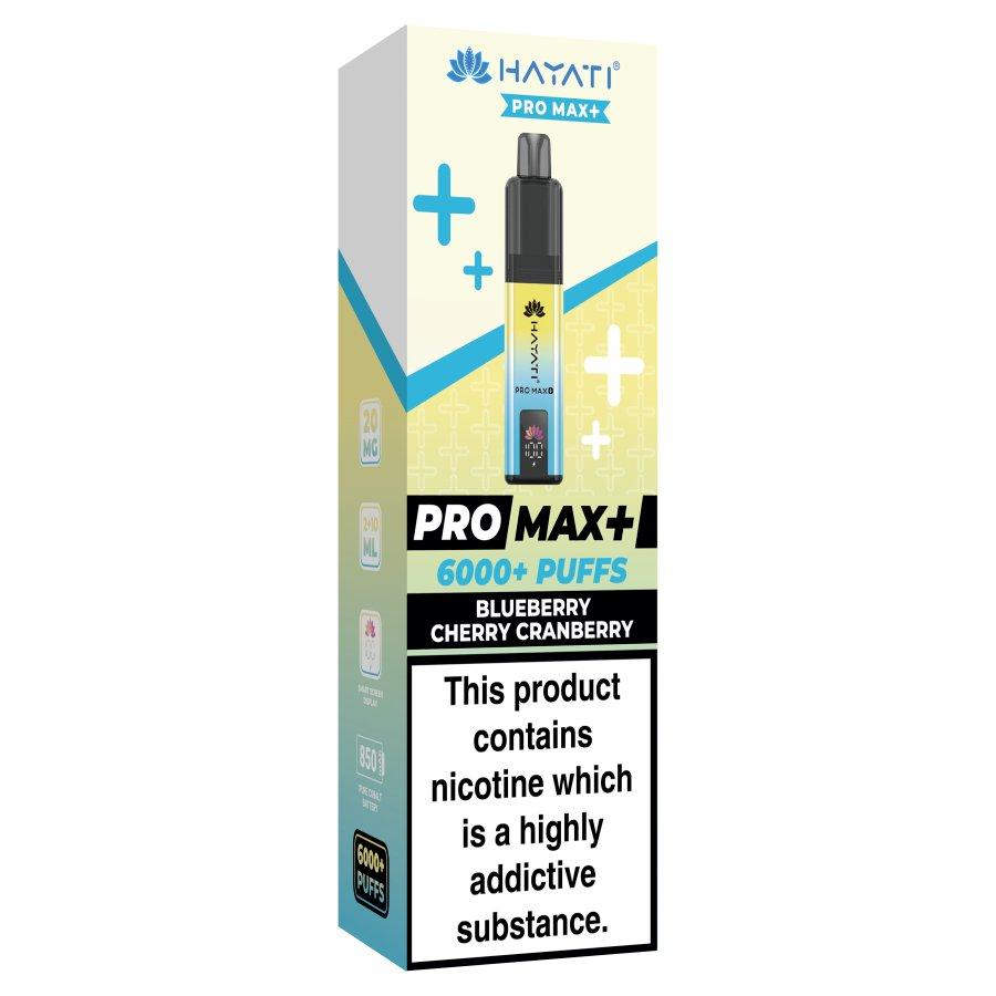 Hayati Pro Max Blueberry Cherry Cranberry Vape Kit - Case of 5