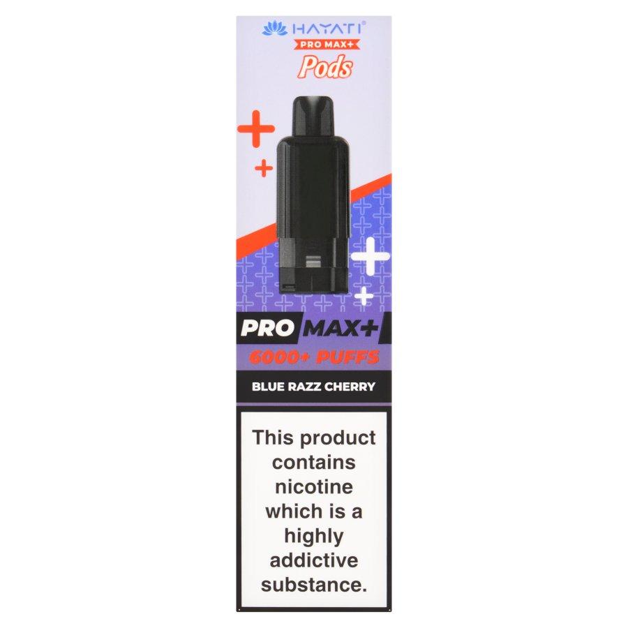 Hayati Pro Max Blue Razz Cherry Prefilled Pod + Refill -Case of 5