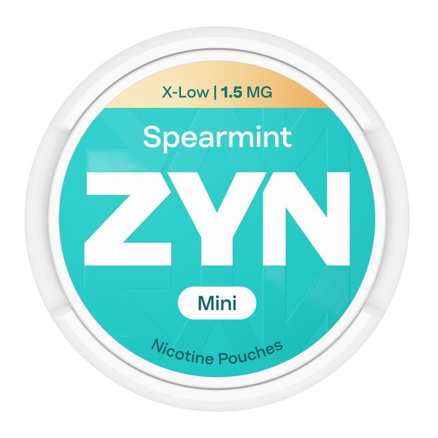 ZYN Spearmint Mini Nicotine Pouches - Case of 5