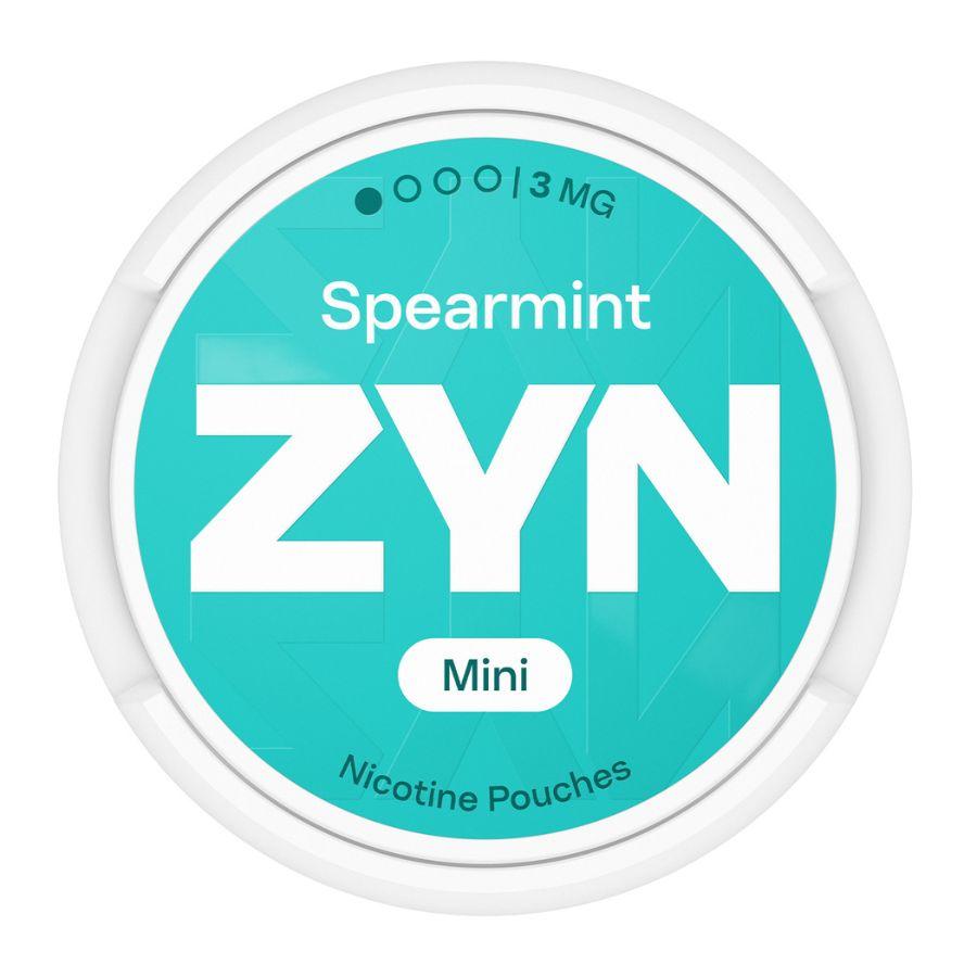 ZYN Spearmint Mini Nicotine Pouches - Case of 5