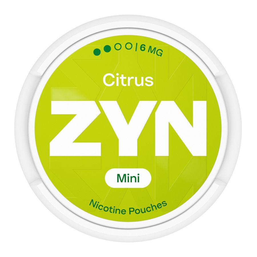 ZYN Citrus Mini Nicotine Pouches - Case of 5