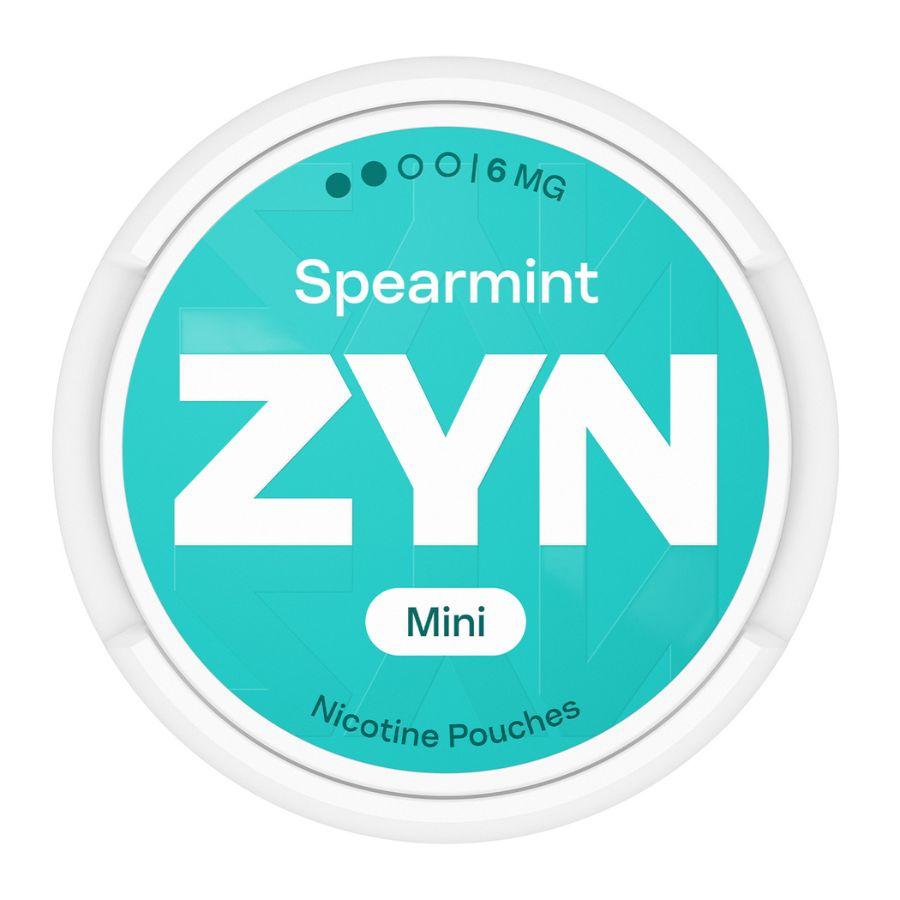 ZYN Spearmint Mini Nicotine Pouches - Case of 5