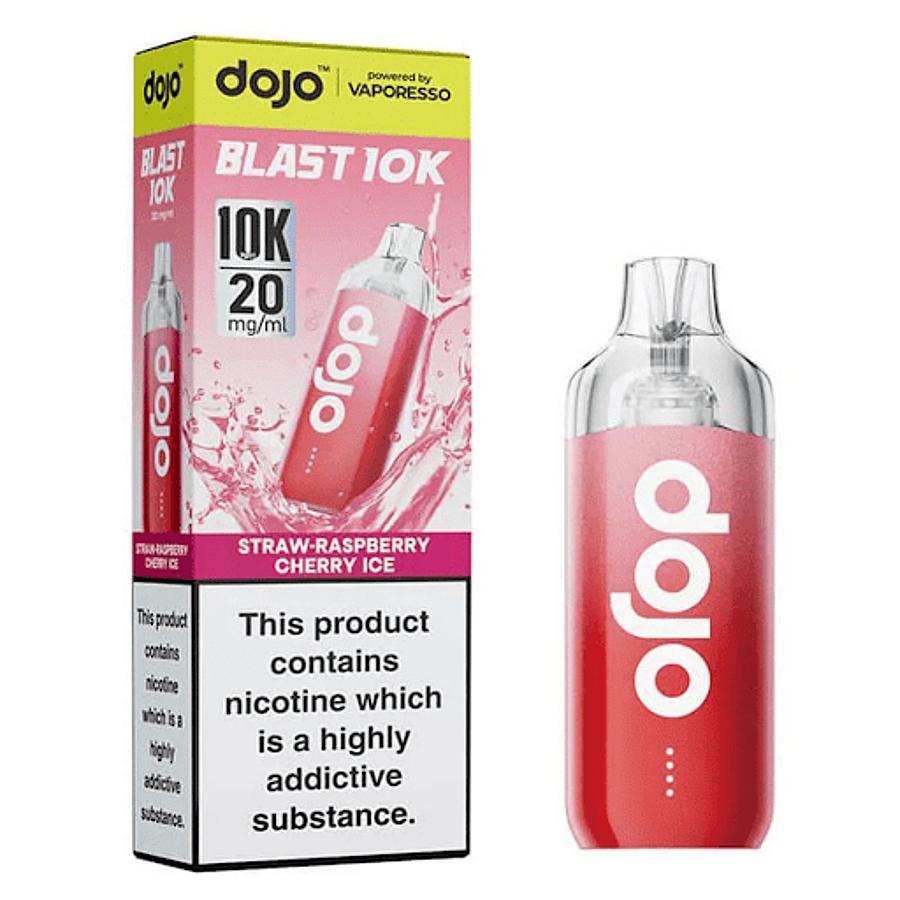 Dojo Blast 10K Strawberry Raspberry Cherry Ice Vape Kit - Case of 5 Dojo Blast Kit10K
