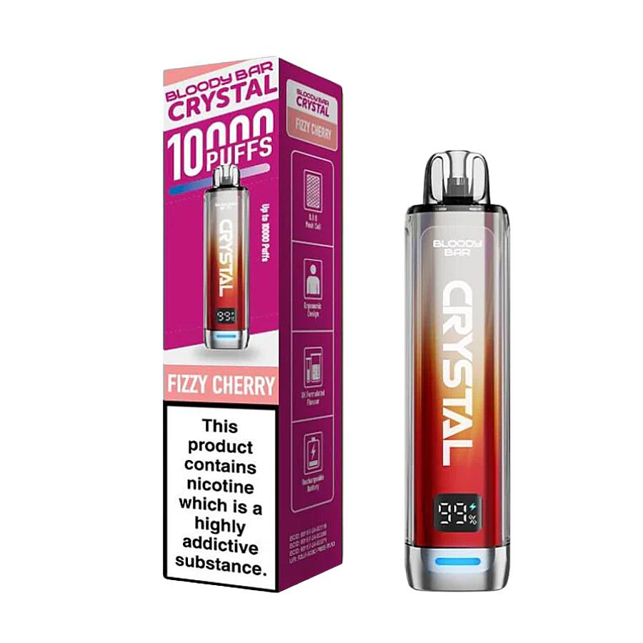 Bloody Bar Crystal 10K Fizzy Cherry Vape Kit - Case of 5
