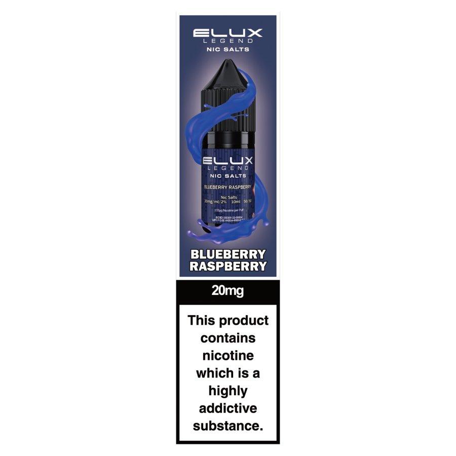 Elux Legend Blueberry Raspberry Nic Salt E-Liquid 20mg- Case of 10