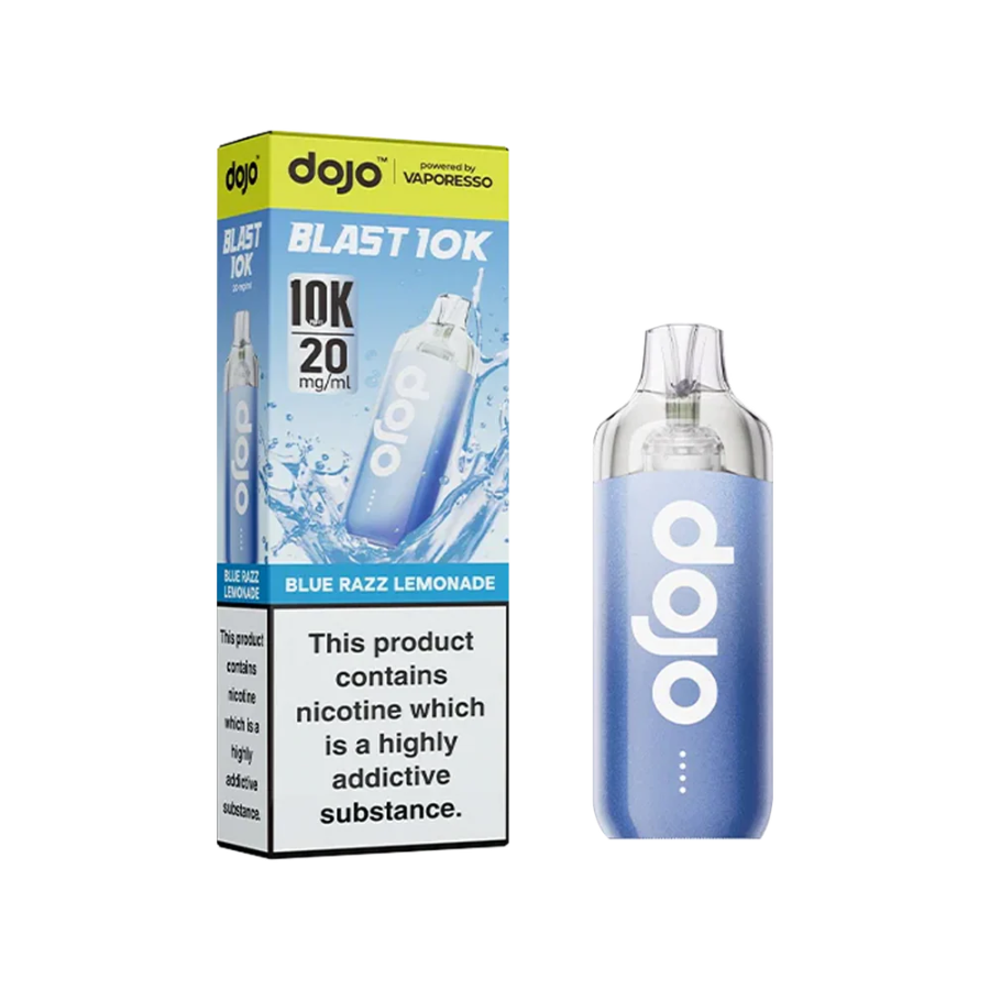 Dojo Blast 10K Blue Razz Lemonade Vape Kit - Case of 5